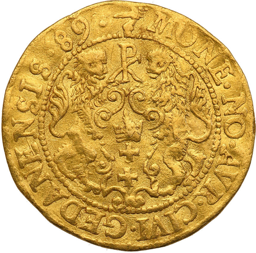 Zygmunt III Waza. Dukat 1589, Gdańsk